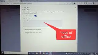 How to set Out Of Office status in Team.