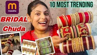 Meesho Bridal Chuda Haul | Meesho Bangles Haul | Teej/Karwachauth/Bridal/Wedding Special Chuda Haul