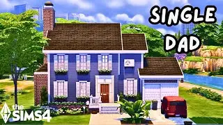 Spacious Blue Suburban Family Home/ The Sims 4 Speed Build