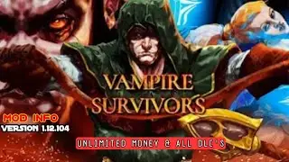 Vampire Survivors v1.12.104 Mod APK Gameplay | Android Apk #VampireSurvivors #roguelike #retrogames