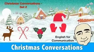 Christmas Conversations + Vocabulary - set 2 | English for Communication - ESL