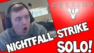 Destiny - Weekly Nightfall Strike SOLO - Live (Facecam) - Valus Ta'aurc