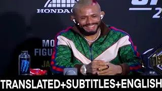 Deiveson Figueiredo After Winning Belt vs Brandon Moreno UFC 270 TRANSLATED/SUBTITLES