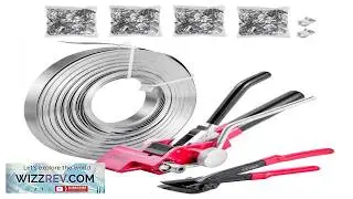 VEVOR Steel Banding Strapping Kit Heavy Duty Banding Sealer Tool with 400