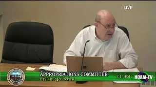 Appropriation Committee Meeting: April 16, 2019