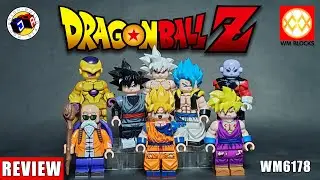 DRAGONBALL KNOCK-OFF LEGO MINIFIGURE ドラゴンボールアニメ レゴWM BLOCKS - WM6178 SON GOKU/GOHAN/GOGETA ETC