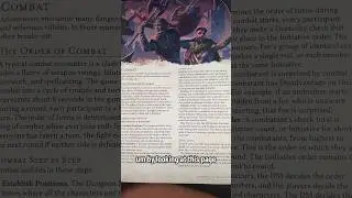 the combat rules for the 2024 D&D PHB. #DnD #DungeonsAndDragons #DnD2024 #RollForInitiative