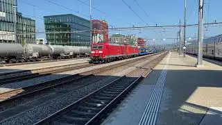 DB Cargo - leerer Autotransportzug. Elloks 185 089-0 & 185 088-2