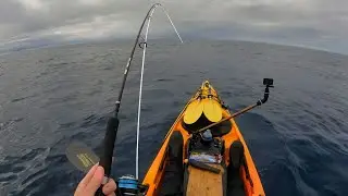 Dragged out to Sea by a Giant TUNA ! A Kayak battle for the ages