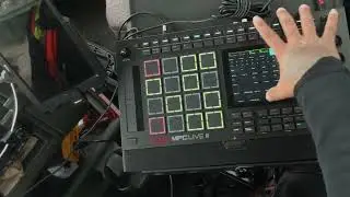 On da MPC LIVE III in da truck whippin up a 🔥 lil sum. #mpcliveiii #beats #akai  #hiphop #producer