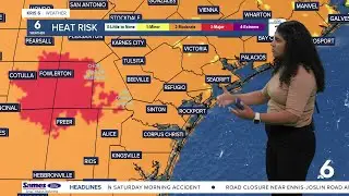 Gradual warming this week brings rising heat risk conditions