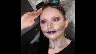 #steampunk #makeup #tutorial #youtube #steampunkmakeup #skull #crazymakeup #makeupart