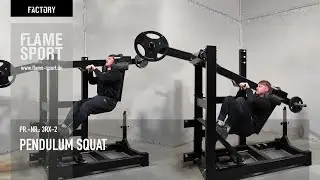 Pendulum squat (3RX-2) | FLAME SPORT