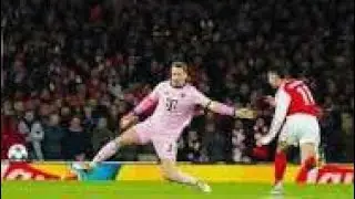 Watch Manuel Neuer HUGE MISTAKEgifting Gabriel Martinelli goal to Arsenal