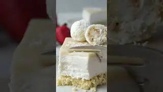 Vegane Kokos &bdquo;Raffaello&ldquo; Torte // #veganfood #rezept #vegan #backen #veganbacken