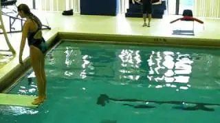 Arielle Zigelman: Back layout with 1.5 twists