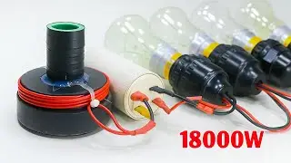 Magnetic 18000W 220V Powerful Electricity Free Energy Generator Use Magnet Capacitor