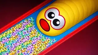 “Giant Worm Eating Everything!” Worms Zone io #saampwalagame #slitherio #wormszone #shorts #short 