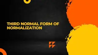 THIRD NORMAL FORM  IN DBMS