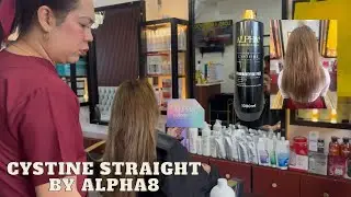 PART 2 CYSTEINE ALONE TREATMENT (step by step hair tutorial)