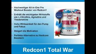 Redcon1 Total War US Version Review - Erfahrung - Wirkung