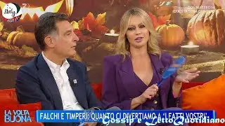 Anna Falchi La Battuta su Tiberio Timperi che Crea Imbarazzo in Diretta