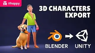 How to Export 3D Characters from Blender to Unity