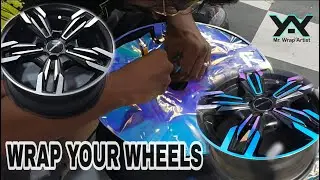 Alloy Wheel | Alloy Wheel Wrap | Modified | Mr Wrap Artist | Vinyl Wrap