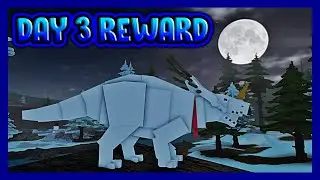 DAY 3 REWARD! (SNOWMAN SKIN) - Roblox Jurassic Blocky