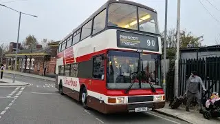 Preserved Northern Counties Palatine 2 Volvo Olympian L211 SBG (Andy The Bus): Route 90