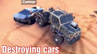 Dachshund destroying ai cars Off the road otr open world driving