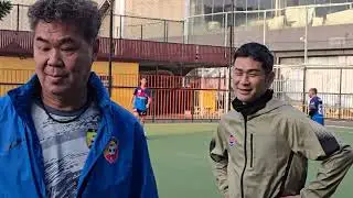 31/01/2026 健步足球友誼賽(3節) 廣州夢想成真女子足球隊(紅)⛹🏻‍♀️ VS 華強開心男子隊(藍色+灰色)⛹🏻 
