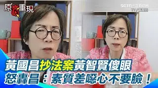 【#原音重現】黃國昌連法案都用抄的？黃智賢轟「素質差」：噁心不要臉！下辯論戰帖狠嗆「除立違憲法案、抄法案還會什麼」？｜三立新聞網 SETN.com