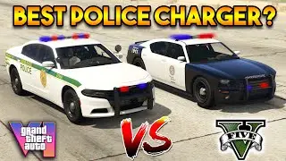 GTA 6 POLICE CHARGER VS GTA 5 POLICE CHARGER (WHICH IS BEST COP CAR?)