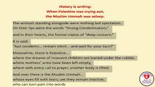 Learn English Through Story: When Palestine Was Crying Out