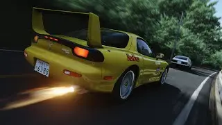 FD3S frustration vs AE86 // PK Akina // AC gameplay