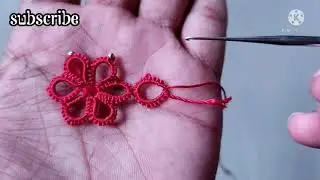 15. How to attach flowers in tatting in Kannada..