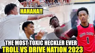 He's the most toxic fan every and we mic'd him up Drive Nation 2023 Eybl vs Team Griffen