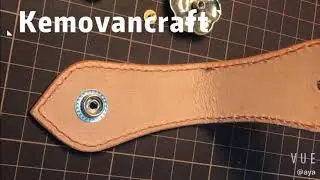 How to set concho on leather with snap fasteners