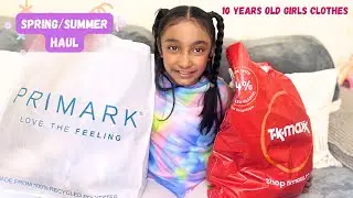 NEW KIDS PRIMARK/T-K-MAXX SUMMER/SPRING HAUL TRY ON 2024