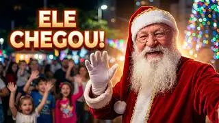 Chegada do papai noel em Balneário Camboriú