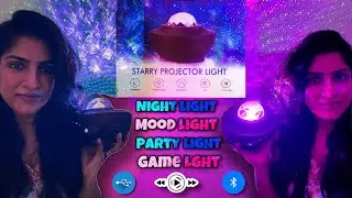 STARRY PROJECTOR LIGHT | for Relaxing Sleep | Romantic Night | Demo | Review