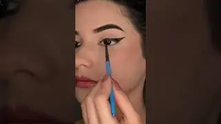 Easy Step To Create Winglet Eyeliner#eyemakeuptutorials#youtubeshorts