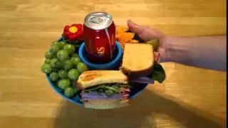 a typical lunch with the Great Plate!