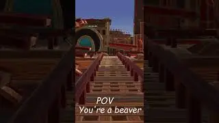🔥 #pov : Life as a Emberpelt Beaver! | #timberborn  #shorts