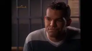 Early Edition Gary & chuck get arrested in a bar fight scene
