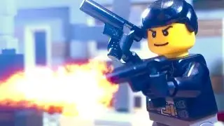 EPIC LEGO Gunfight - 2 Minutes of Non-Stop Action (Stop Motion)