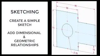 Simple Sketch Tutorial: Siemens Solid Edge
