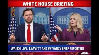 LIVE: White House Press Secretary Leavitt Briefs Media With VP Vance