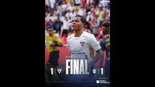 Empate de liga VS manta en casa blanca 🤝 #ligadequito #ldu #lduquito #ecuador #futbolecuatoriano